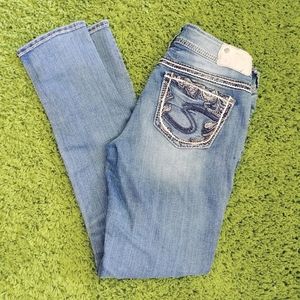 Silver Suki Mid Pencil skinny jeans size 28